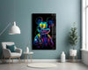 Neon Mouse Glass Wall Art || Designer Collection by Insigneart USA