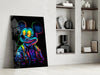 Neon Mouse Glass Wall Art || Designer Collection by Insigneart USA