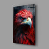 Red Eagle Glass Wall Art|| Designer's Collection by Insigneart USA