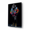 Gorilla Bro Glass Wall Art|| Designer's Collection by Insigneart USA