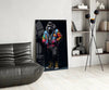 Gorilla Bro Glass Wall Art|| Designer's Collection by Insigneart USA