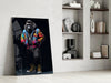 Gorilla Bro Glass Wall Art|| Designer's Collection by Insigneart USA