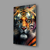 Face of the Tiger Glass Wall Art|| Designer's Collection by Insigneart USA