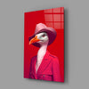 Bird Vogue Glass Wall Art|| Designer's Collection by Insigneart USA