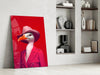Bird Vogue Glass Wall Art|| Designer's Collection by Insigneart USA
