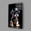 Puppy Vogue Glass Wall Art|| Designer's Collection by Insigneart USA