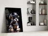 Puppy Vogue Glass Wall Art|| Designer's Collection by Insigneart USA