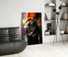 Java the Leopard Glass Wall Art || Designer's Collection by Insigneart USA