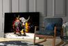 Bull Glass Wall Art|| Designer's Collection by Insigneart USA