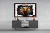Bull Glass Wall Art|| Designer's Collection by Insigneart USA