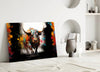 Bull Glass Wall Art|| Designer's Collection by Insigneart USA