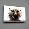 Bull Glass Wall Art|| Designer's Collection by Insigneart USA