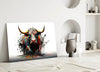 Bull Glass Wall Art|| Designer's Collection by Insigneart USA