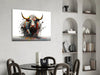 Bull Glass Wall Art|| Designer's Collection by Insigneart USA