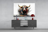Bull Glass Wall Art|| Designer's Collection by Insigneart USA