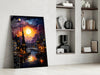 Moonlight Glass Wall Art|| Designer's Collection by Insigneart USA