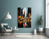 City Night Glass Wall Art|| Designer's Collection by Insigneart USA