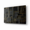 Rectangles Glass Wall Art|| Designer's Collection by Insigneart USA