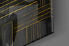 Rectangles Glass Wall Art|| Designer's Collection by Insigneart USA