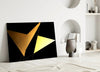 Yellow Wings Glass Wall Art|| Designer's Collection by Insigneart USA