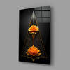 Lotus Glass Wall Art|| Designer's Collection by Insigneart USA