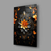 Flower of Luck Glass Wall Art|| Designer's Collection by Insigneart USA