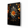 Flower of Luck Glass Wall Art|| Designer's Collection by Insigneart USA