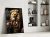Gentleman Glass Wall Art|| Designer's Collection by Insigneart USA
