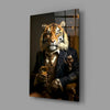 Gentleman Glass Wall Art|| Designer's Collection by Insigneart USA