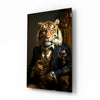 Gentleman Glass Wall Art|| Designer's Collection by Insigneart USA