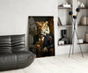 Gentleman Glass Wall Art|| Designer's Collection by Insigneart USA