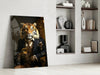 Gentleman Glass Wall Art|| Designer's Collection by Insigneart USA
