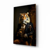 Gentleman Glass Wall Art|| Designer's Collection by Insigneart USA