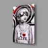 I Love Life Glass Wall Art || Designer Collection by Insigneart USA