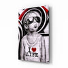 I Love Life Glass Wall Art || Designer Collection by Insigneart USA