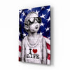I Love Life Glass Wall Art || Designer Collection by Insigneart USA