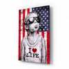 I Love Life Glass Wall Art || Designer Collection by Insigneart USA