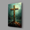 Cross Glass Wall Art || Designer Collection by Insigneart USA