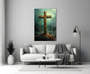 Cross Glass Wall Art || Designer Collection by Insigneart USA