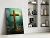 Cross Glass Wall Art || Designer Collection by Insigneart USA