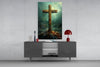 Cross Glass Wall Art || Designer Collection by Insigneart USA