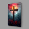 Cross Glass Wall Art || Designer Collection by Insigneart USA