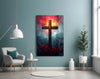 Cross Glass Wall Art || Designer Collection by Insigneart USA