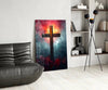 Cross Glass Wall Art || Designer Collection by Insigneart USA