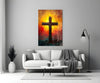 Cross Glass Wall Art || Designer Collection by Insigneart USA