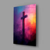 Cross Glass Wall Art || Designer Collection by Insigneart USA