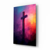 Cross Glass Wall Art || Designer Collection by Insigneart USA
