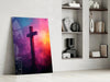 Cross Glass Wall Art || Designer Collection by Insigneart USA