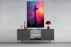 Cross Glass Wall Art || Designer Collection by Insigneart USA