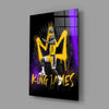 King James Glass Wall Art || Designer Collection by Insigneart USA